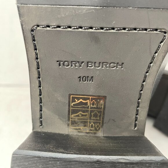 Tory Burch Black Leather Slip-on Ankle Boot - Picture 8 of 9